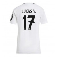 Real Madrid Lucas Vazquez #17 Hjemmedrakt Dame 2024-25 Kortermet